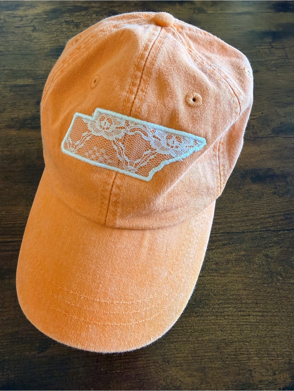 Boutique University of Tennessee UT Knoxville Embroidered Lace Game Day Cap